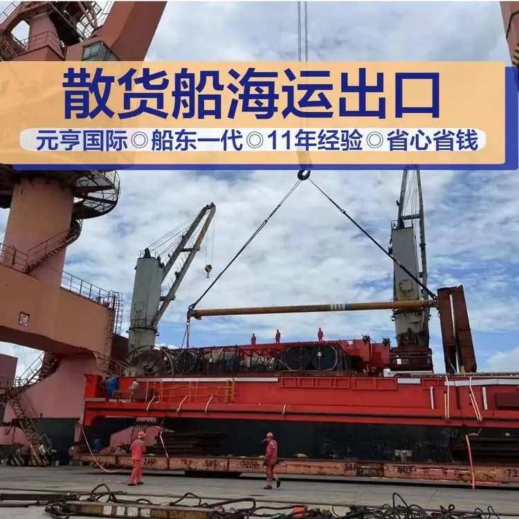 國際船務代理視角下的件雜船與散貨散裝船至荷臺達海運物流專線解析